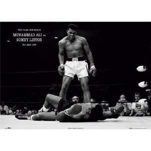 Muhammad Ali (Vs. Sonny Liston) Sports Poster Print   24 X 36 