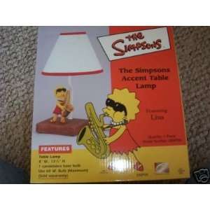  The Simpsons Accent Table Lamp   Lisa