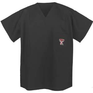  Texas Tech Scrub Top Shirt XXL