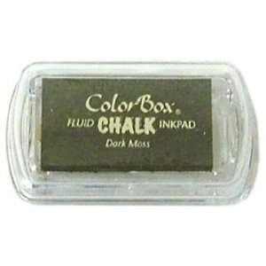  ColorBox Fluid Chalk Ink Pad Mini Sz Dark Moss Arts 