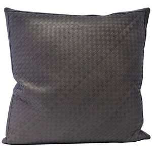    Lance Wovens Watercolor London Leather Pillow: Home & Kitchen