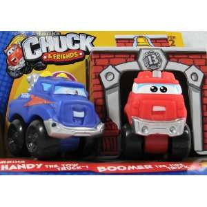    STARRING HANDY THE TOW TRUCK & BOOMER THE FIRE TRUCK Toys & Games