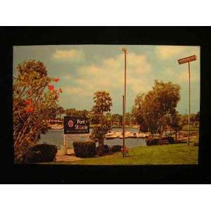   St. Lucie, Florida Boat Dock/Sign 50s Postcard not applicable Books