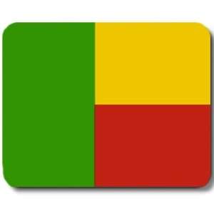  Benin Africa Flag Mousepad Mouse Pad Mat: Office Products