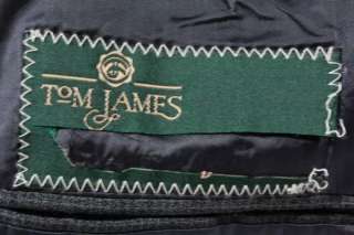 Tom James Gray Check Custom BESPOKE Blazer/Jacket 44 S  