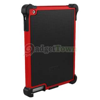 Ballistic Tough Jacket Series Case for The New iPad 3 iPad 2 Black/Red 