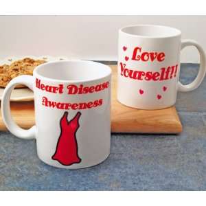 Heart Awareness Mugs (Set of 2): Everything Else