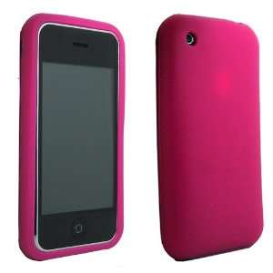   Pink Silicone Soft Skin Case Cover for iPhone 3G 3GS: Everything Else