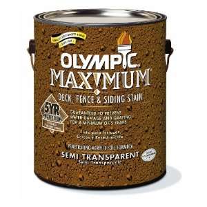 Olympic 1 Gallon Maximum Semi Transparent   717 Redwood Naturaltone 