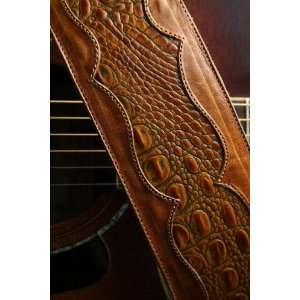  The Sierra Leather Guitar Strap: Musical Instruments