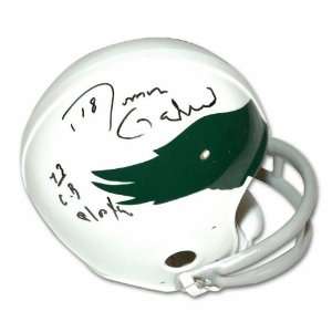 Roman Gabriel Autographed Philadelphia Eagles Throwback Mini Helmet 