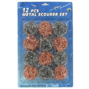  12Pc Metal Scourer Set Case Pack 72 Automotive