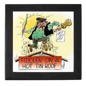  Fiddler Hot Tin Roof Funny Keepsake Box by  Baby