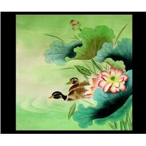 Feng Shui Love Painting. Love Birds Painting Mandarin 