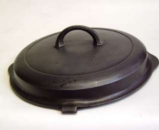   10 Cast Iron Dutch Hinged Skillet LID ONLY Small Block Logo Free Ship