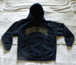 STEVE AND BARRY NOTRE DAME YOUTH HOODED SWEATSHIRT SML  