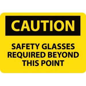 SIGNS SAFETY GLASSES REQUIRED BEY