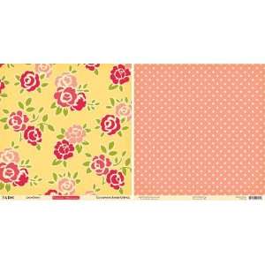 Dime Double Sided Paper 12X12 Lemon Drops  Kitchen 