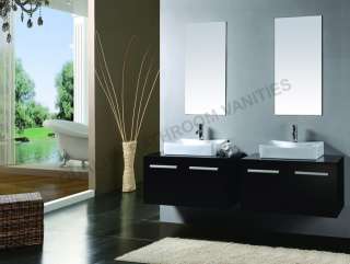 Modern Contemporary Double Sink Bathroom Vanity 71 (Two 35.5 
