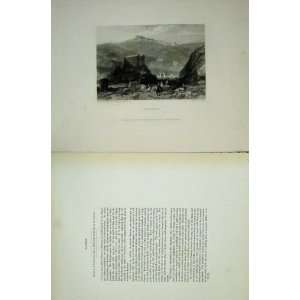    1836 View Patmos Aegean Sea Romans Landscape Bible