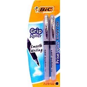  BIC Roller Grip Pen 7 mm Black, 2 Count (6 Pack) Health 