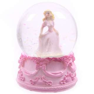 Fairytale Princess Waterball Snow Globe   9cm  
