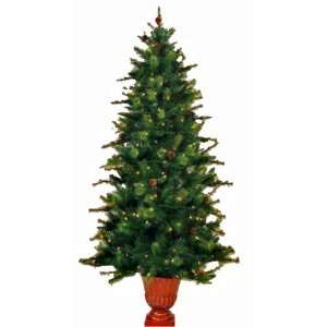  Sterlings Forest Pre Lit 7ft. Decorated Potted Tree: Home 
