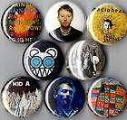 Radiohead 8 pins buttons badges in rainbows thom yorke