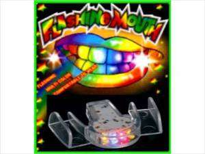 10 Flashing Mouthpieces  LED Multicolor Flashing Lights  