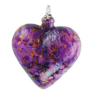  Glass Eye Iris Heart Ornament 