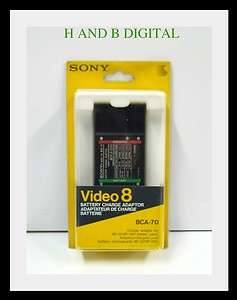 Sony BCA 70 Charge Adaptor for NP 22 NP 22H Batteries Original 