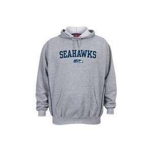  Seattle Seahawks Grey Big Break Hooded Sweatshirt: Sports 