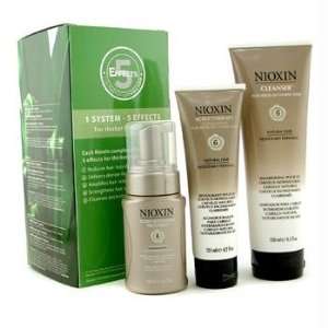 Nioxin System 6 Thinning Hair Kit For Medium/Coarse Hair, Natural Hair 