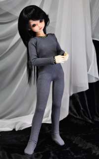 Gray Sweater Knit Body Suit for Unoa Minifee Volks MSD Dollfie 1/4 BJD 