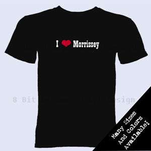 Love Morrissey T Shirt The Smiths Retro S 2XL  