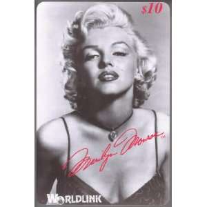  Marilyn Collectible Phone Card: $10. Marilyn Monroe With 
