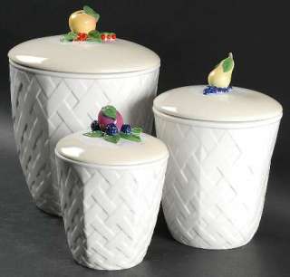 Lenox ORCHARD IN BLOOM 3 Piece Canister Set 8332851  