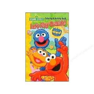   Sticker Sesame Street Lets Play Outside Book (3 Pack): Pet Supplies