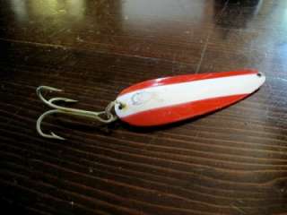 Vintage Eppinger DARDEVLE Red/ White SPOON Fishing LURE  