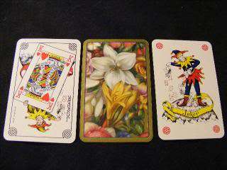 USED DOUBLE DECK LONDONDERRY VASE PLAYING CARDS, Caspari, Art 