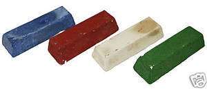 This a new set of 4 bar jewelers polishing rouge Used for polishing 