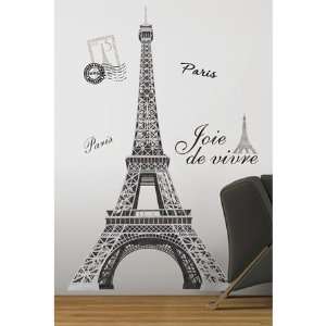    Eiffel Tower Peel & Stick Giant Wall Decal: Everything Else