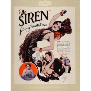  1927 Ad Silent Film The Siren Columbia Pictures Revier 