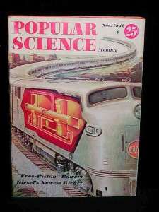 Vintage POPULAR SCIENCE MAGAZINE Nov. 1948 Full Issue  