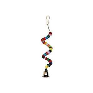  Bizzie Bird Beaded Tornado Toy and Millet Holder Small 