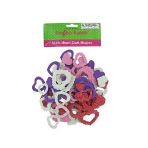  Foam heart craft shapes   Pack of 48: Toys & Games