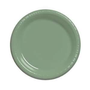  Premium 7 inch Plastic Plates, Sage Green Kitchen 