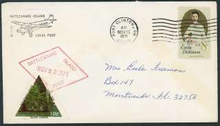 Air Mail Local Post   Rattlesnake Island   1971 S1163  