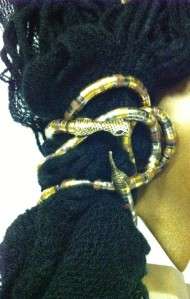 Flexible Bendable Snake Bendy Jewelry Necklace Bracelet Scarf Holder 