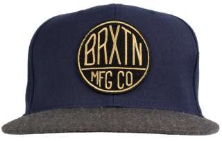 Brixton Oath II Snap Back Hat   Navy/Charcoal  